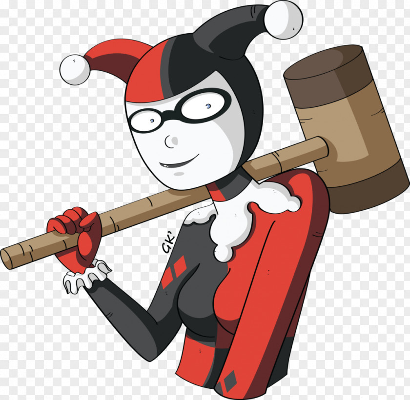 Harley Quinn Hammer Clip Art Illustration Product Character Fiction PNG