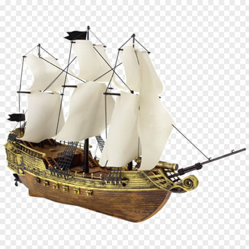 Ship Sailing Galleon Piracy Boat PNG