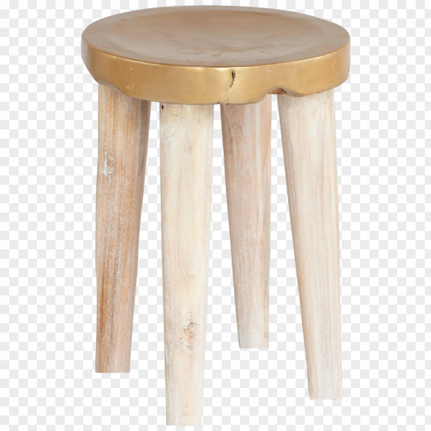 Table Stool Furniture Metal Wood PNG