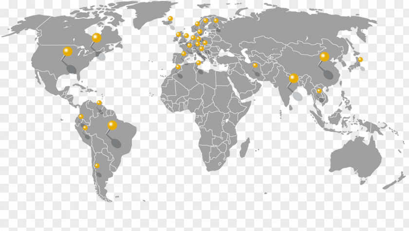 Global Key World Map Globe PNG
