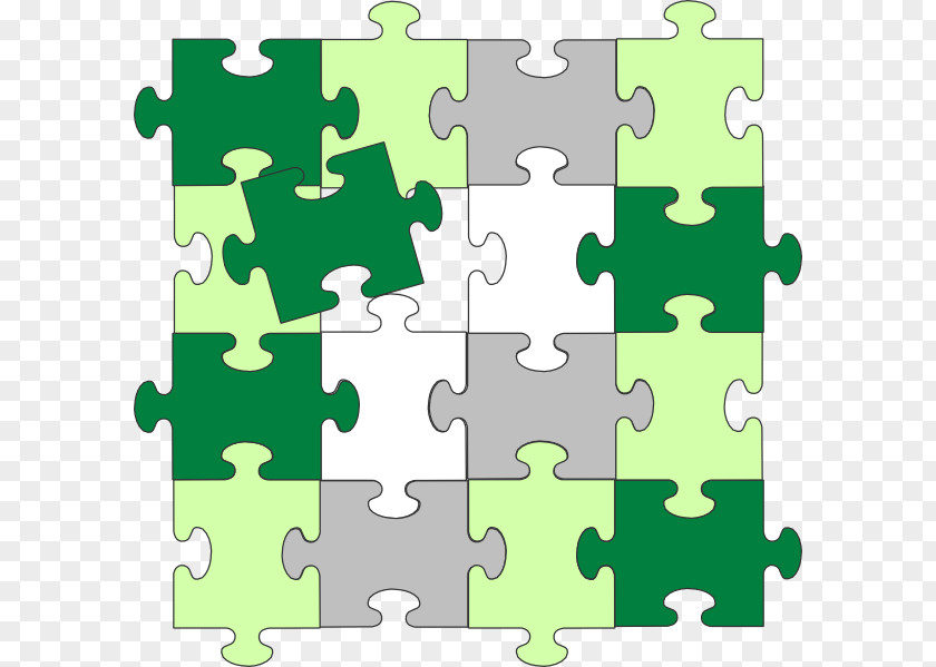 Jigsaw Puzzle Puzzles Green Clip Art PNG