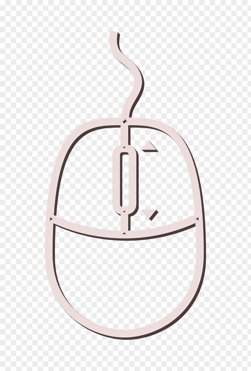Mouse Icon IOS7 Set Lined 1 Wire PNG