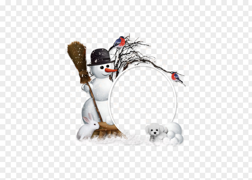 Creative Snowman Frame Christmas Clip Art PNG
