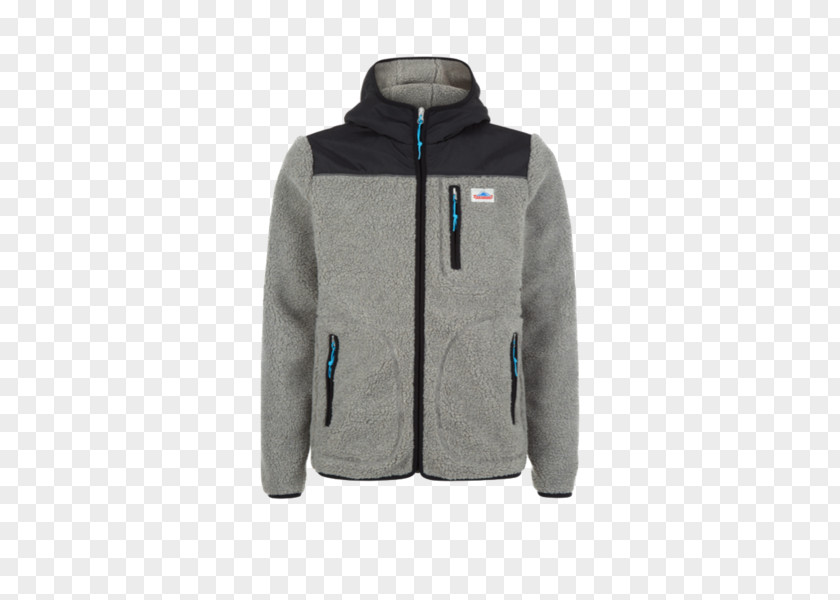 Jacket Hood Polar Fleece Outerwear Grey PNG