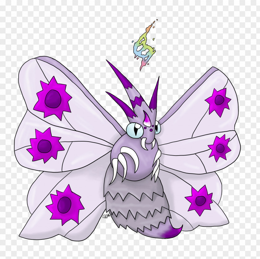 Moth Venomoth Venonat Pokémon Illustration Evolution PNG