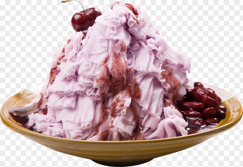 Red Bean Ice Cream Sundae Gelato Frozen Yogurt PNG