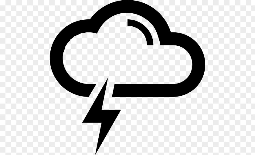 Thunder Bolt Rain Wind Weather PNG