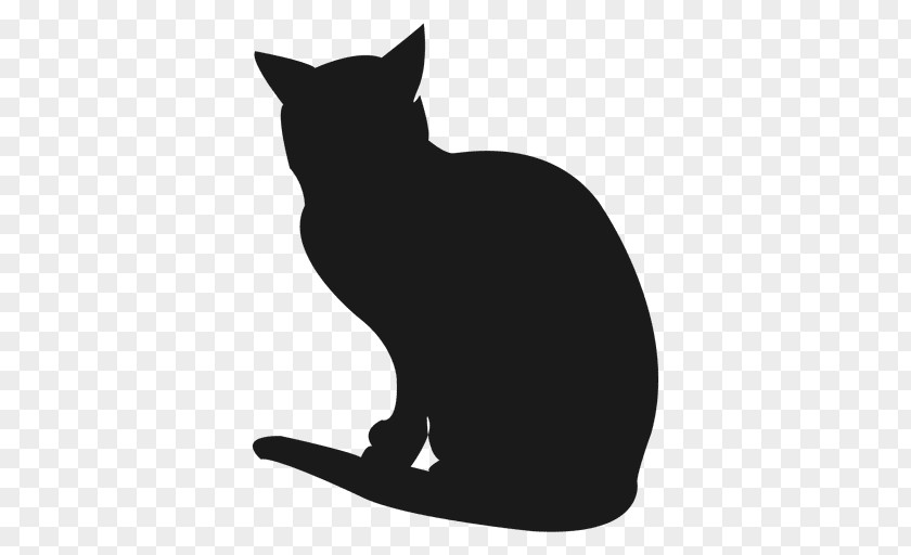 Black Cat Attack Balinese Sticker Pet Domestic Short-haired PNG