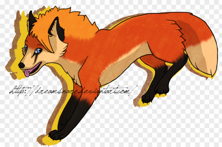 Cat Red Fox Character Clip Art PNG