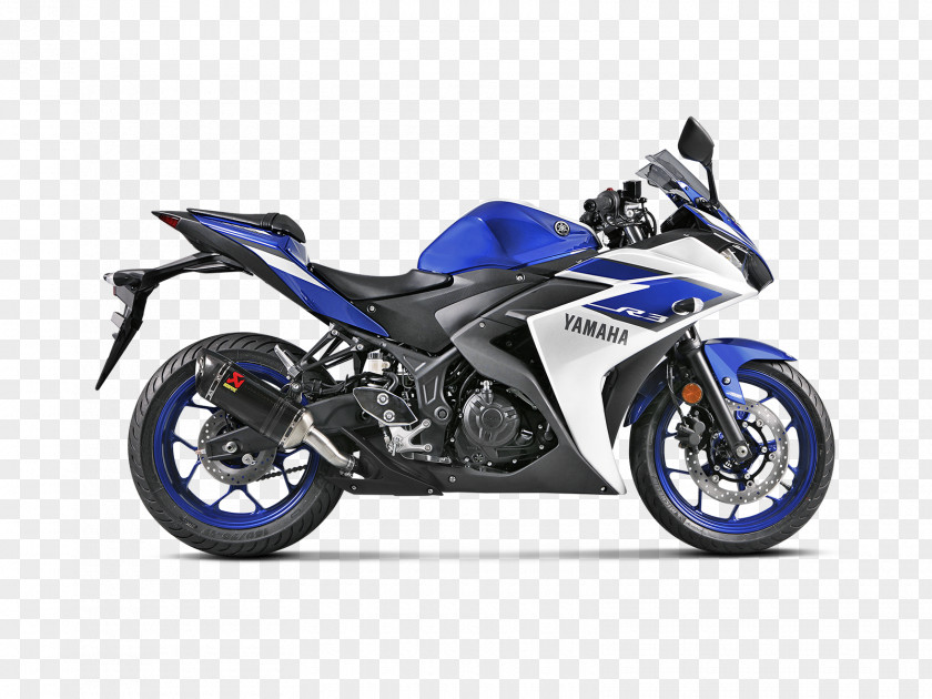 Motorcycle Yamaha YZF-R3 Exhaust System R 3 PNG