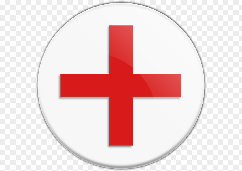 Red Cross Symbol Clip Art PNG