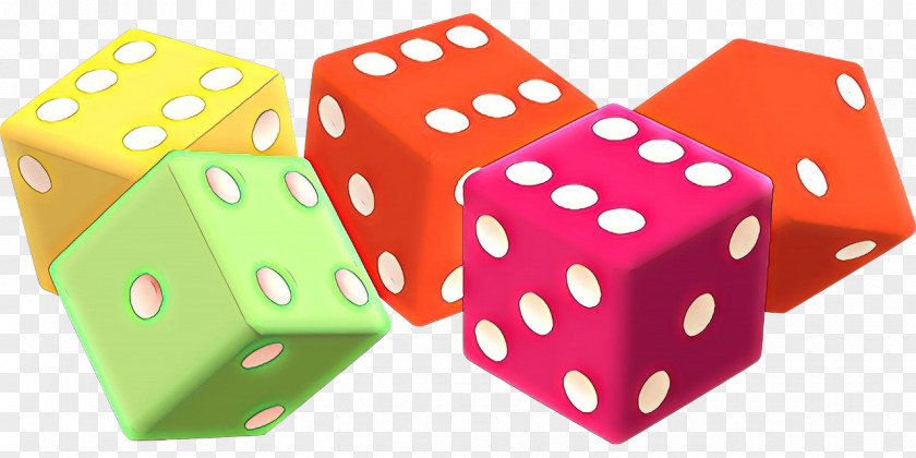 Dice Game Product Design Line PNG