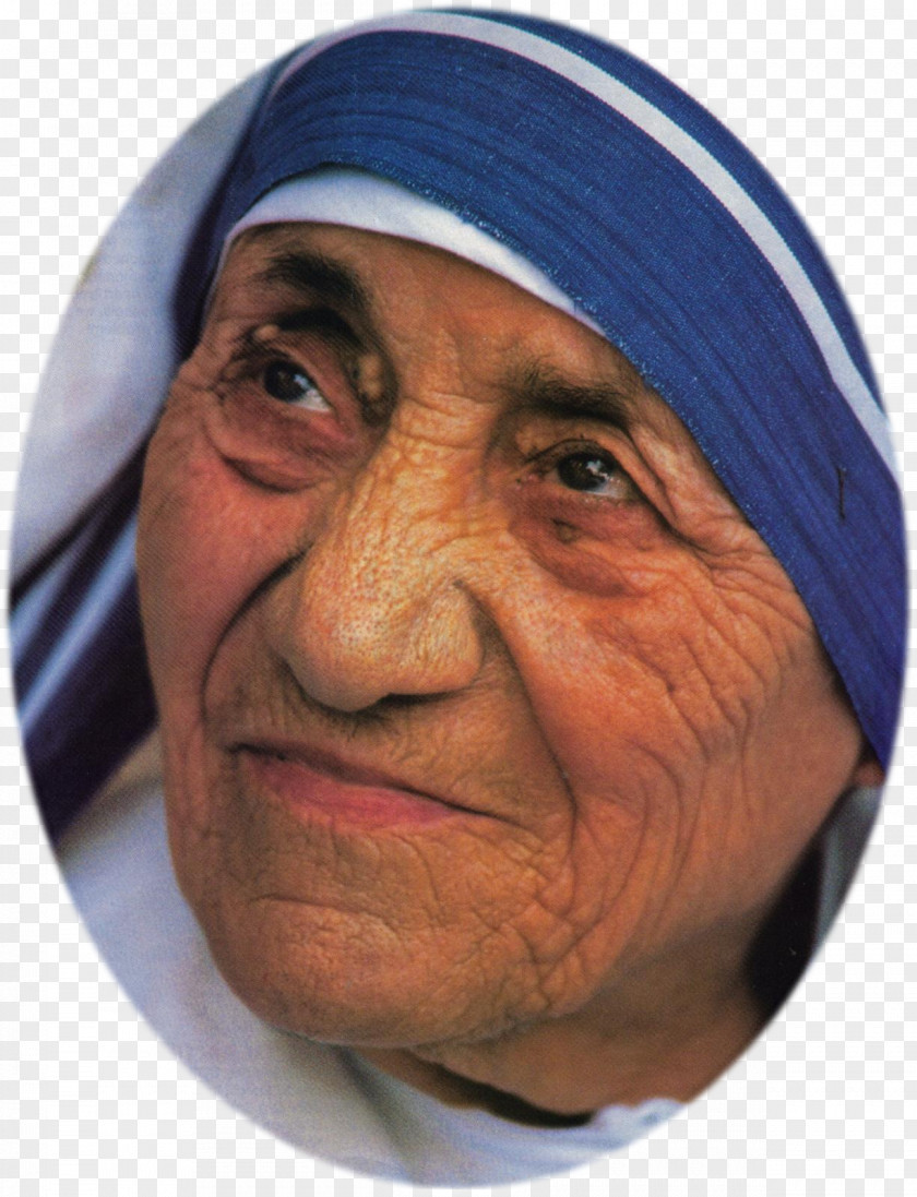 God Mother Teresa Saint Nun Canonization Missionary PNG