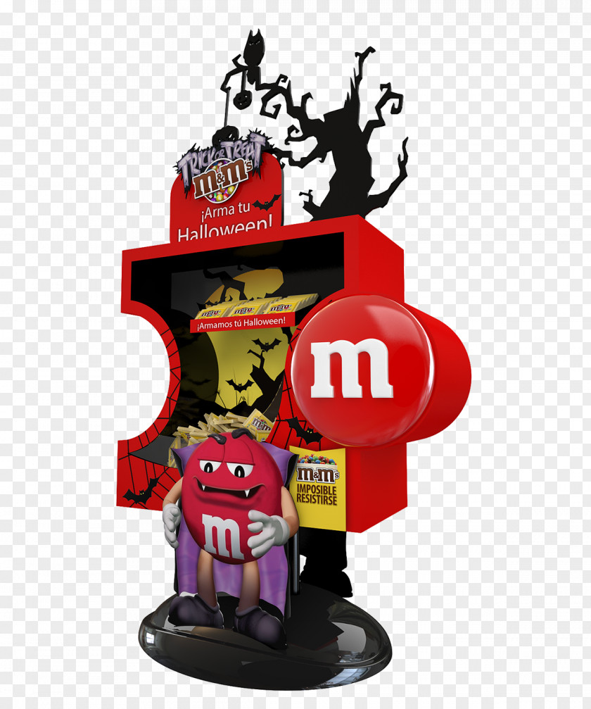Halloween Display M&M's Point Of Sale Chocolate Advertising Mars, Incorporated PNG