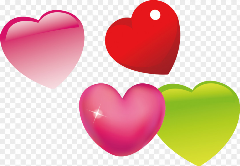 Heart Vector Material Clip Art PNG