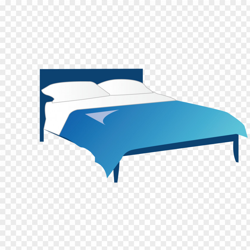 Practical Double Bed Bedding Sheet Euclidean Vector PNG