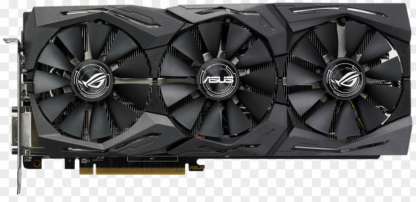 A High-end Graphics Cards & Video Adapters AMD Radeon RX 580 Asus STRIX 8GB GDDR5 Card SDRAM Processing Unit PNG