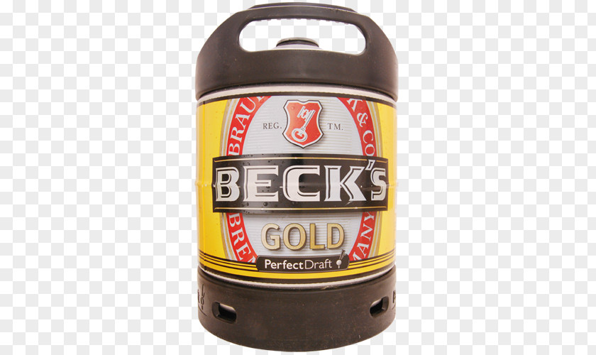 Beer Beck's Brewery PerfectDraft Gold Perfect Draft Fass 6,0l 4,9% Vol Germany PNG
