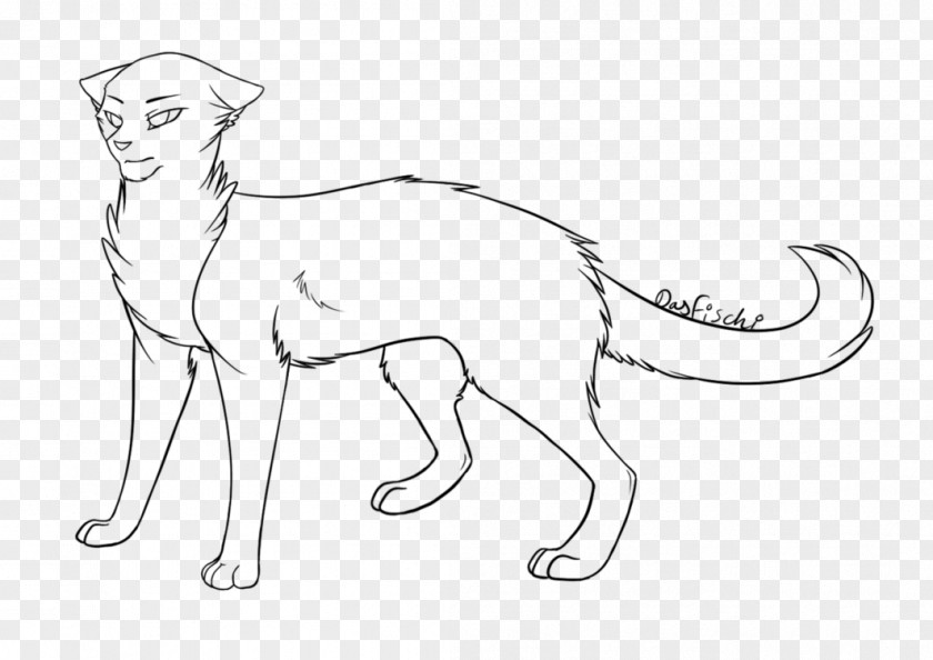 Guinea Pig Cat Warriors Kitten Line Art Drawing PNG