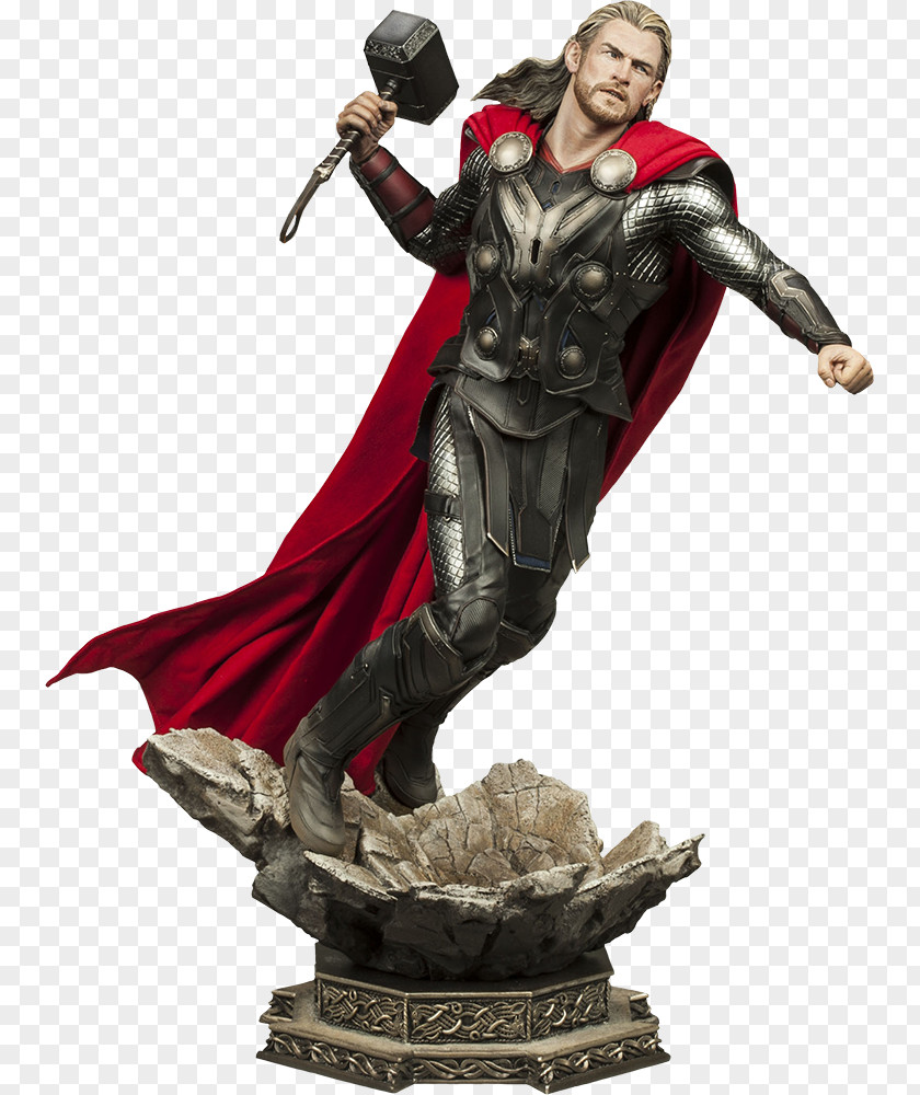 Thor Fandral Volstagg Marvel Cinematic Universe Statue PNG