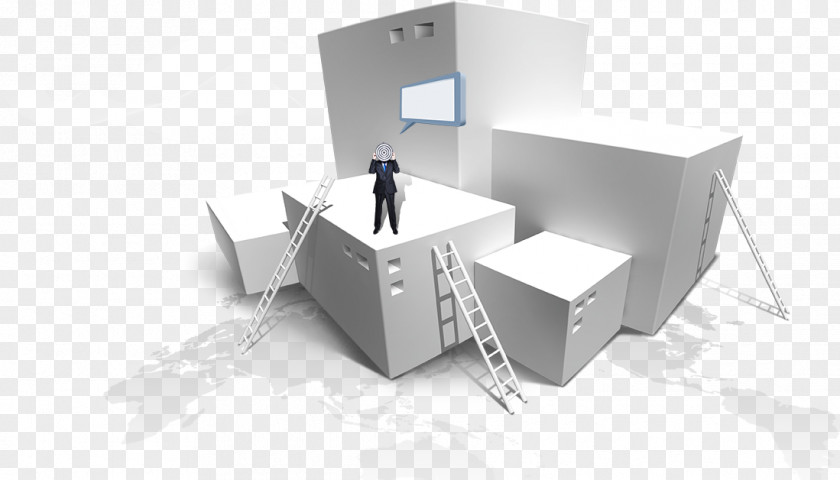 Business Men And Stairs Dialog Building PNG