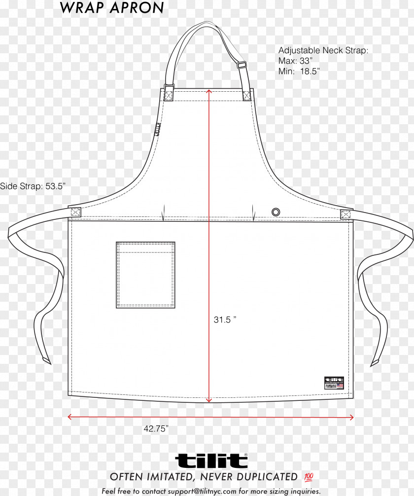Bustwaisthip Measurements Apron Clothing Pattern Pocket PNG