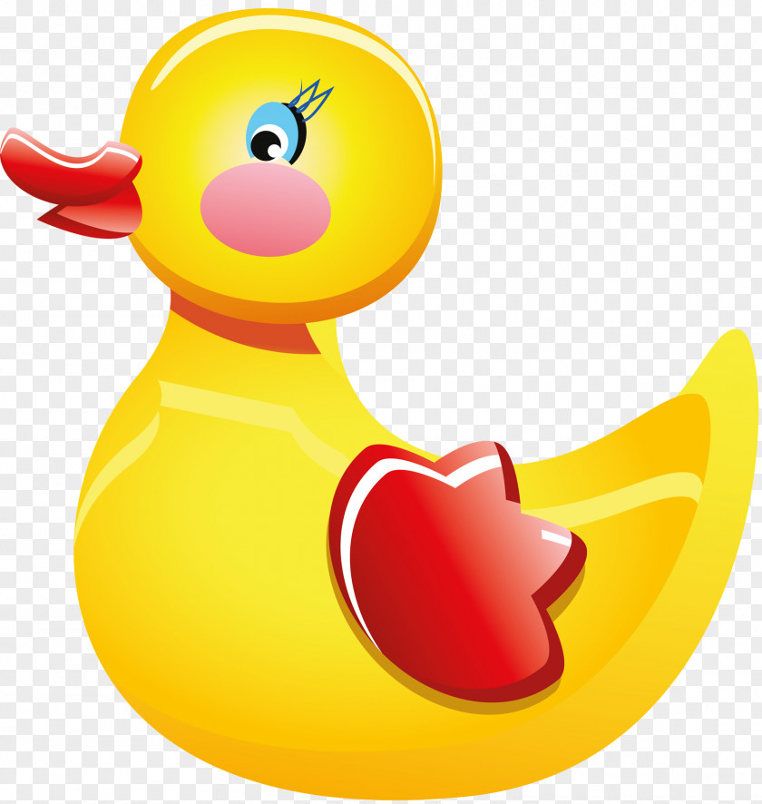 Duck La Main Jaune Clip Art PNG