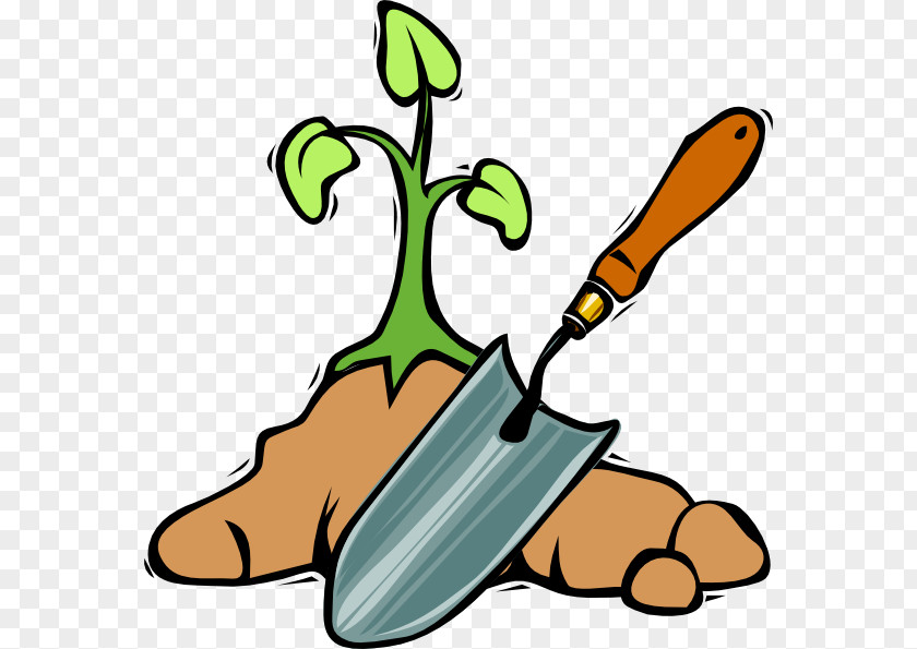 Seed Planting Cliparts Garden Tool Shovel Spade Clip Art PNG