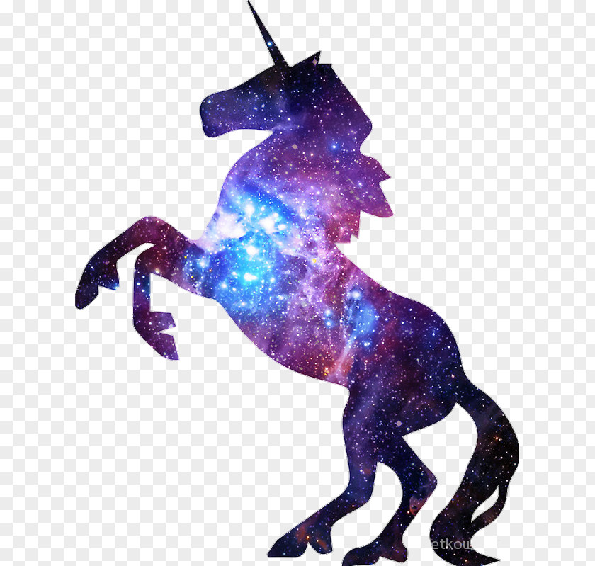 Unicorn Silhouette Stencil Clip Art PNG