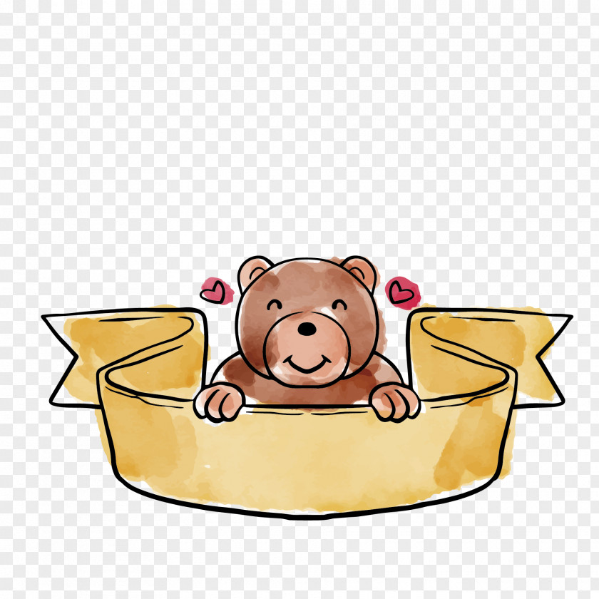 Vector Bear Decoration Pancakes Bere Nice Clip Art PNG