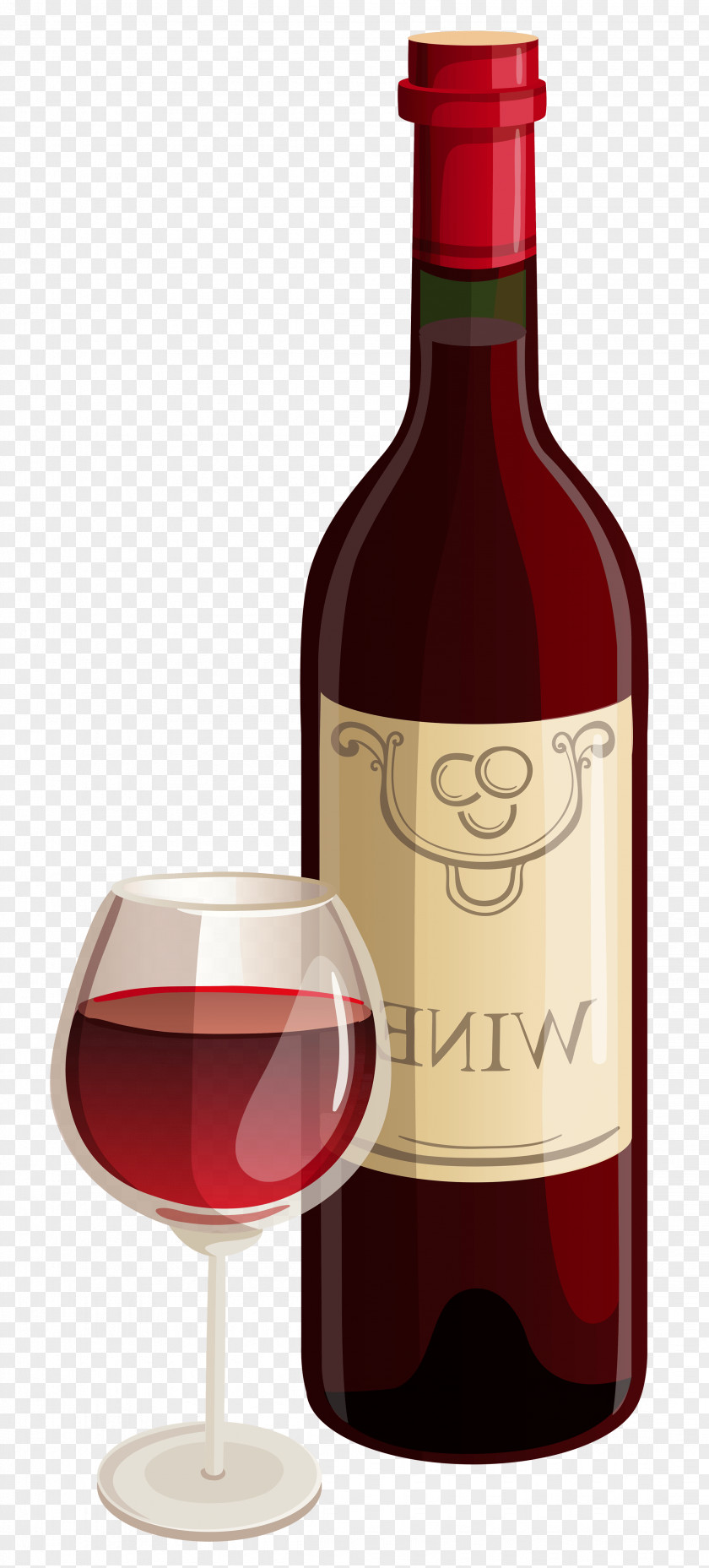 Wine Red Glass Cocktail Dessert PNG