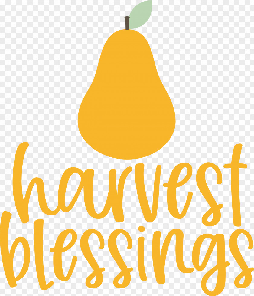 HARVEST BLESSINGS Thanksgiving Autumn PNG