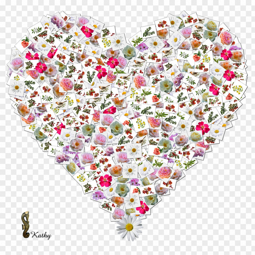 Heart Render Flower Petal PNG