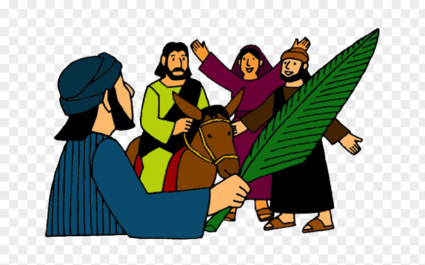 HOLY WEEK Palm Sunday Clip Art PNG