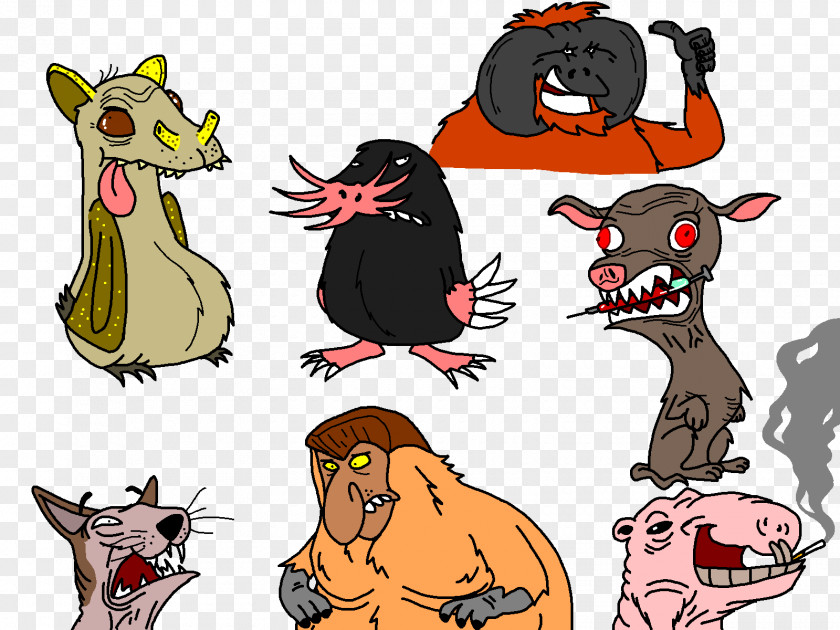 Of Ugly Animals Canidae Clip Art Ape Illustration Animal Preservation Society PNG