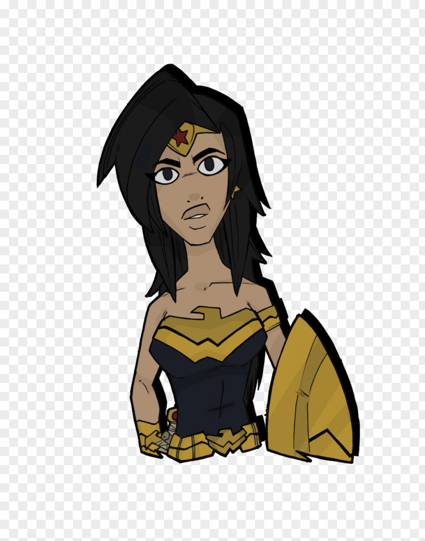 Wonderwoman Cartoon Legendary Creature Glasses PNG