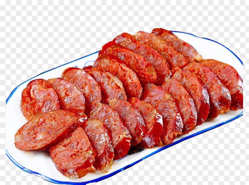 Braised Sausage Slices Chinese Mettwurst Chistorra Soppressata Salami PNG