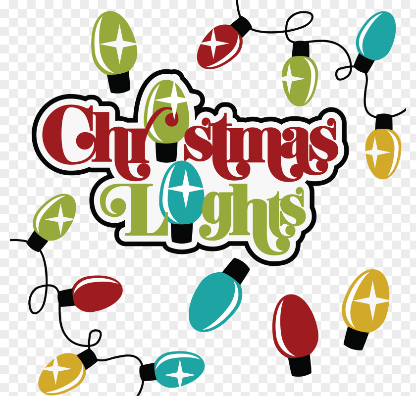 Christmas Lights Collection Clipart Clip Art PNG