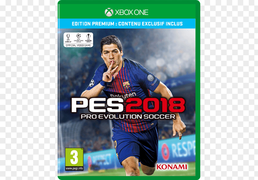 Pes 2018 Pro Evolution Soccer 2017 Xbox One Video Game Sports PNG