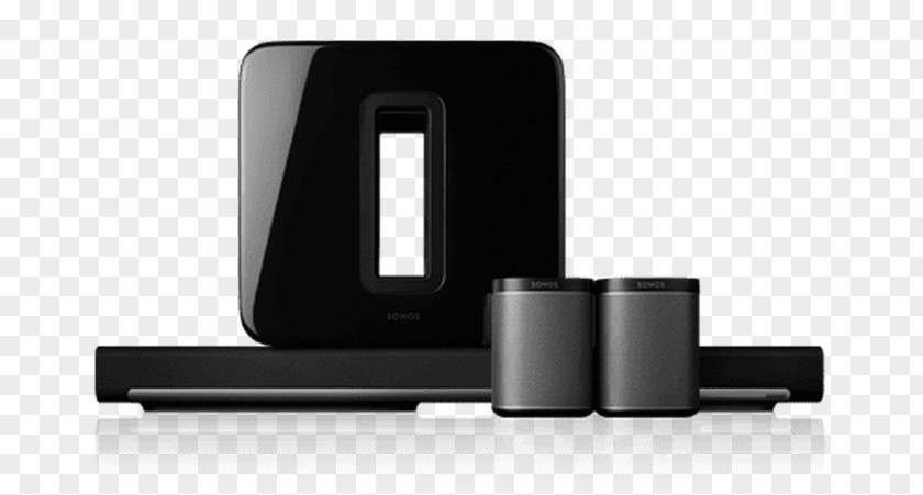Play:1 Sonos Home Theater Systems 5.1 Surround Sound Loudspeaker PNG