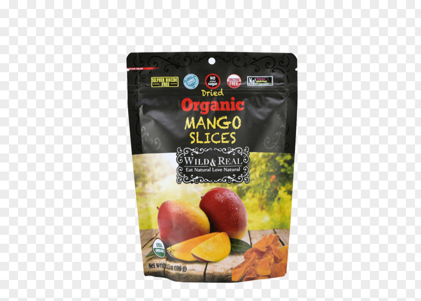 Raw Mango Organic Food Dried Fruit Wild & Flavor PNG