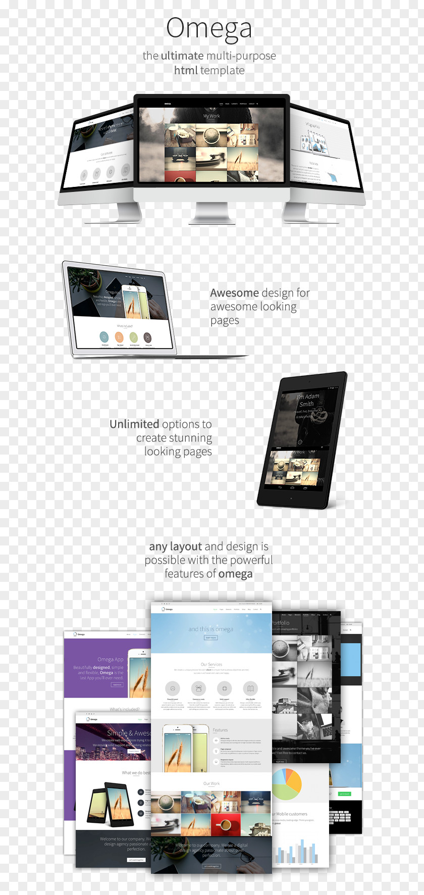 WordPress Responsive Web Design Bootstrap Template HTML PNG