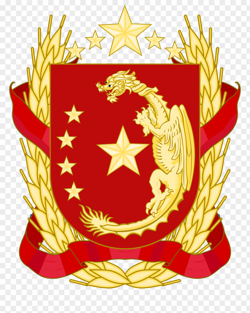 Badge Shield Chinese Dragon PNG