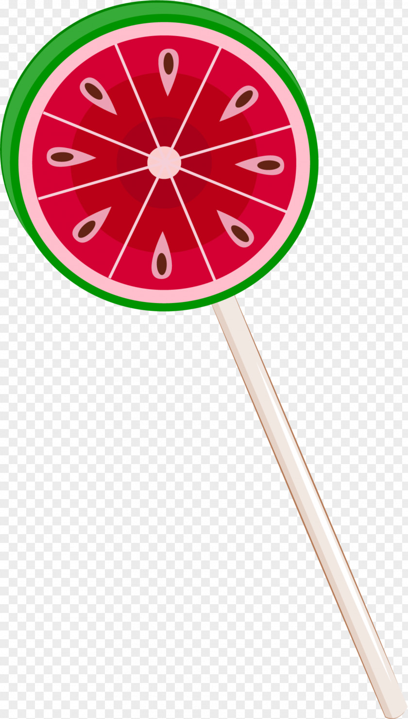 Creative Watermelon Lollipops Green Tea Organic Food Sugar PNG