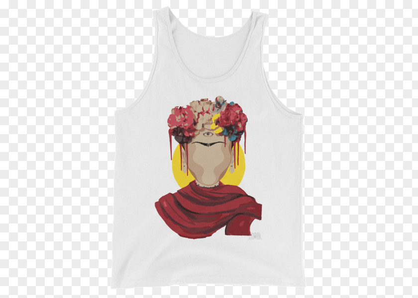 FRIDA Printed T-shirt Sleeve Clothing Top PNG