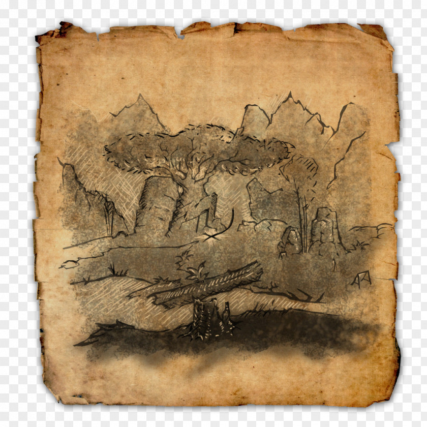 The Elder Scrolls Treasure Map Online Island PNG