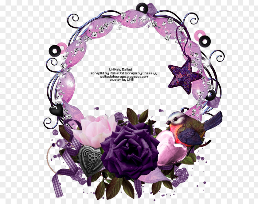 Ballad Petal Graphics Floral Design Font PNG