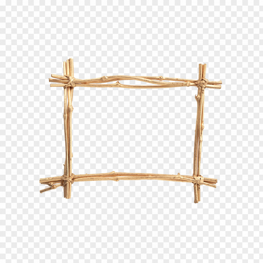 Bamboo Border Picture Frame Clip Art PNG