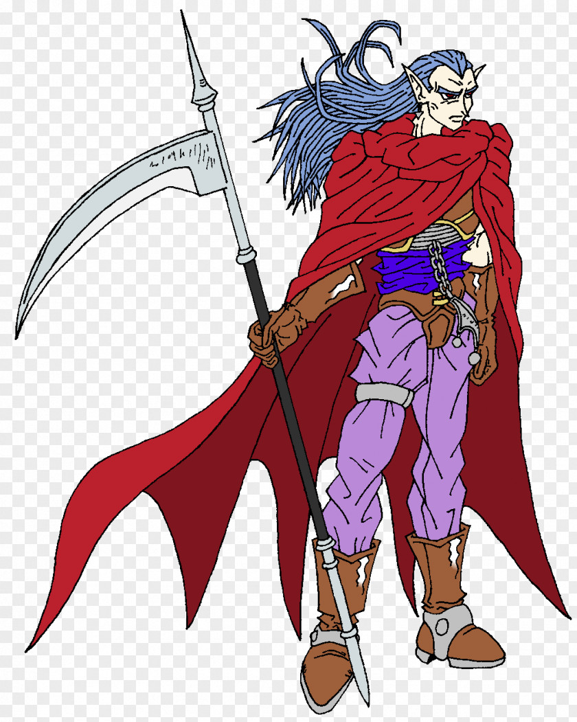 Chrono Trigger Magus Magi Supervillain Scythe PNG