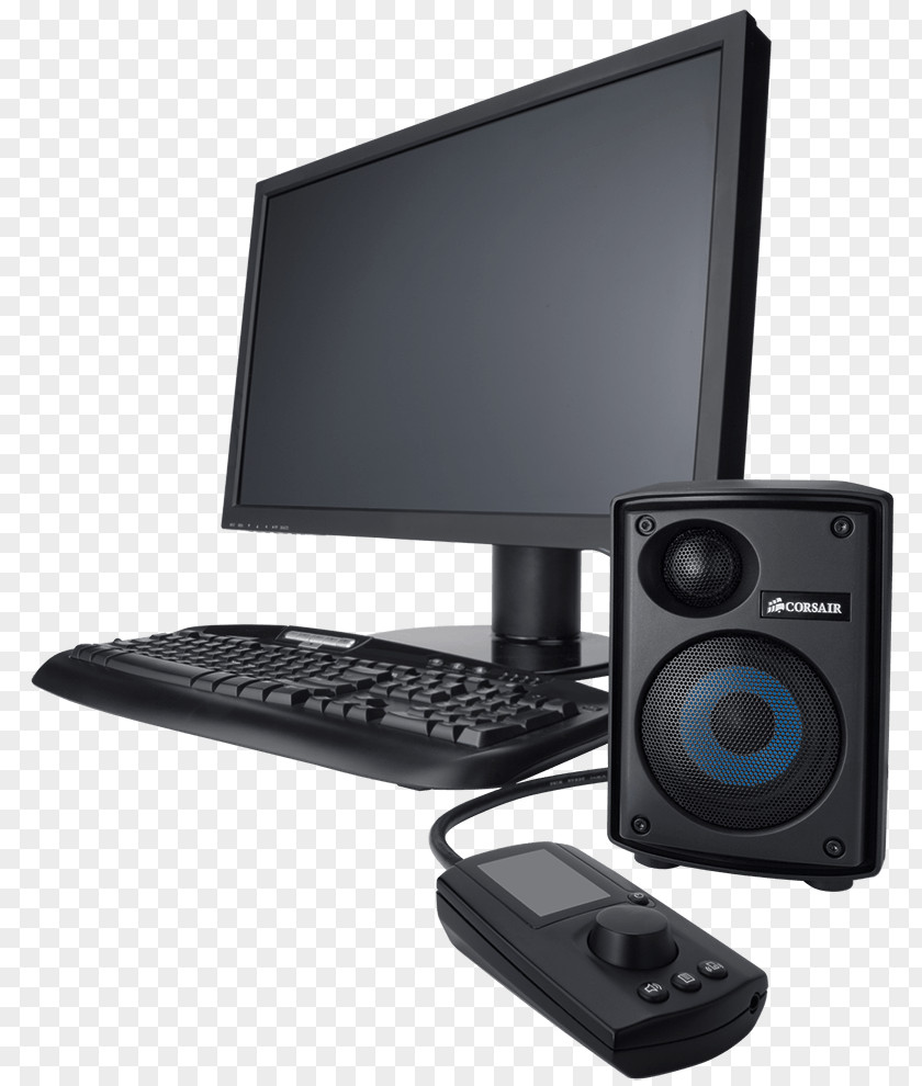 Computer Output Device Cases & Housings Personal Corsair Gaming Audio Series SP2500 Loudspeaker PNG
